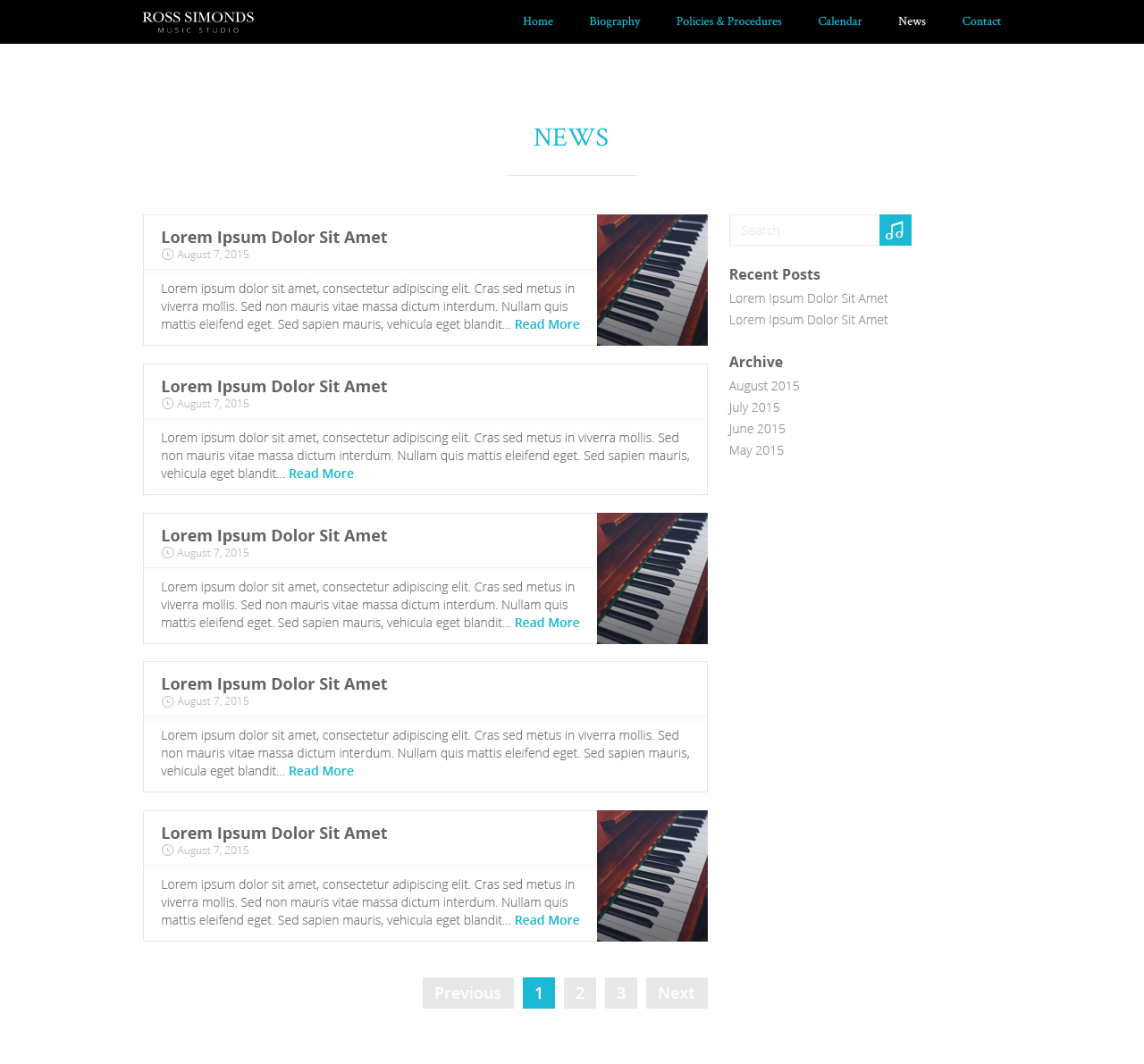 News Page Example